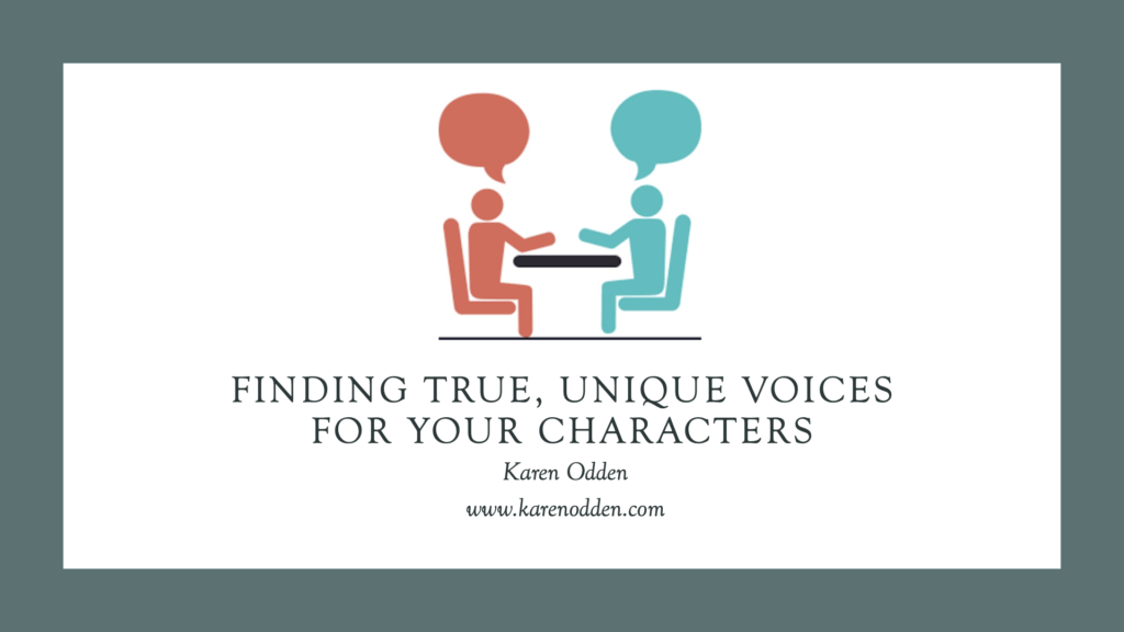 Finding True Unique Voices for Your Characters